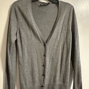 New York & Company Gray Cardigan Sweater